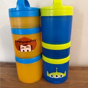 Kids Toy Story Snack Containers - Blue and Yellow